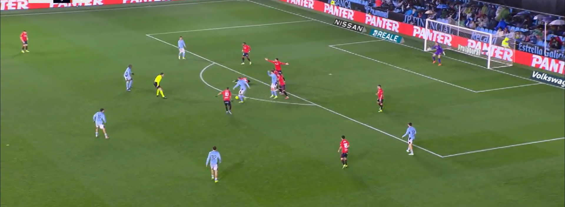 Vídeo | O Celta cae ante un Osasuna máis efectivo nos seus movementos