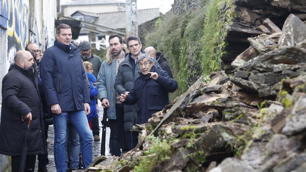 A Xunta fará unha inspección completa á Muralla de Lugo tras o derrube provocado polas choivas
