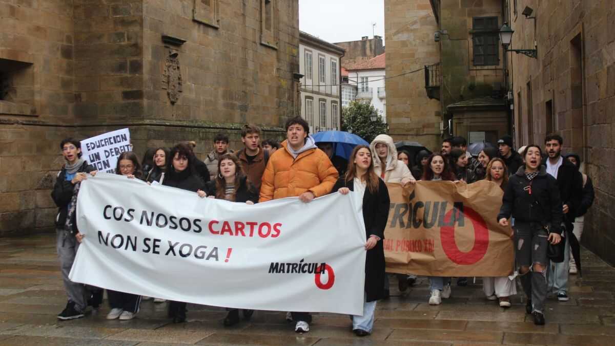 Estudantes mobilízanse por un Grao de Traballo Social "público e gratuíto" na USC