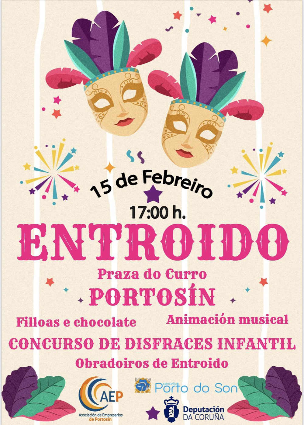 A AEP converterá a praza do Curro nunha gran festa do Entroido (este domingo das 17 en adiante)