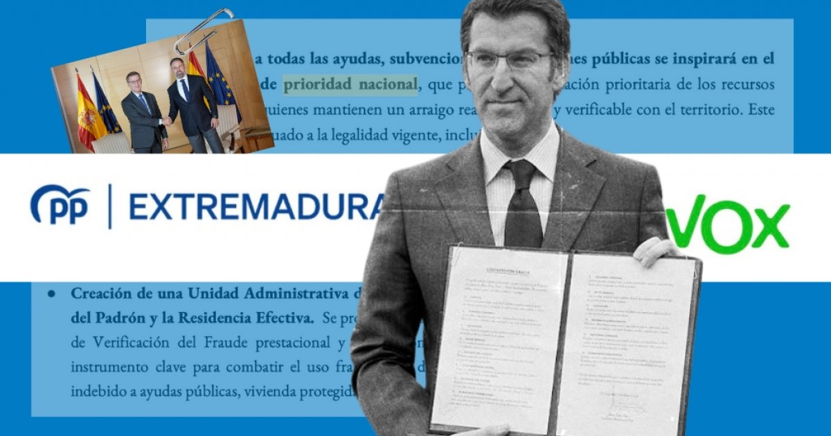 Os 'contratos' de Feijóo: da "austeridade" ás teimas da internacional reaccionaria