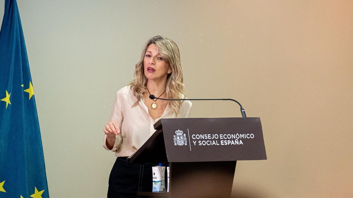 Yolanda Díaz rexeita «categoricamente» ir en ningunha lista ás eleccións xerais pero non descarta volver á política galega