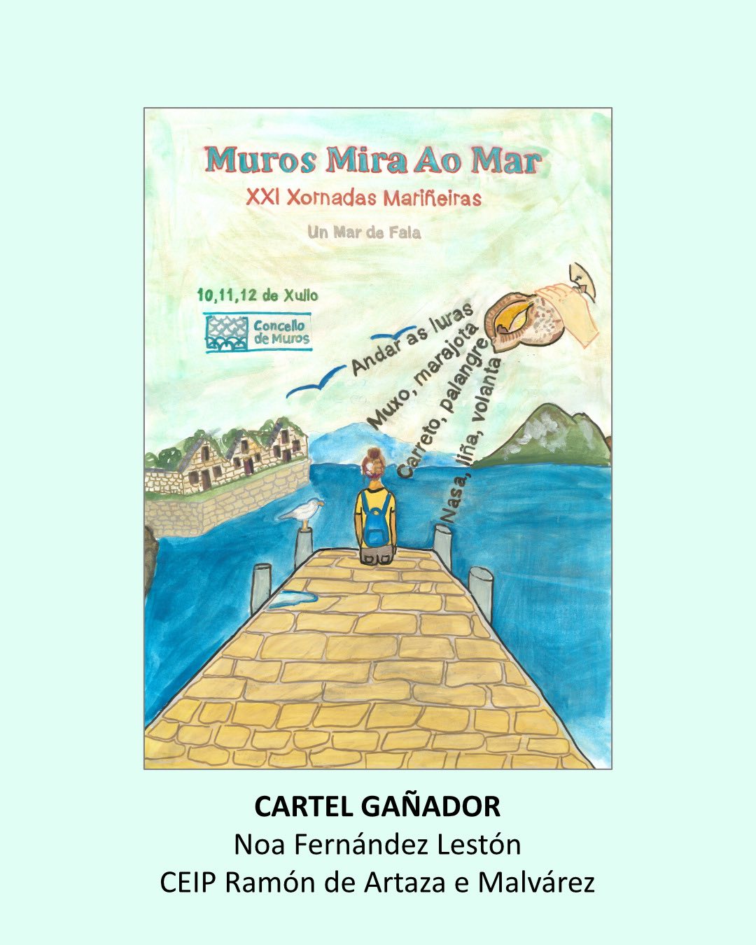 As XXI Xornadas de Cultura Mariñeira “Muros Mira ao Mar” xa teñen cartel