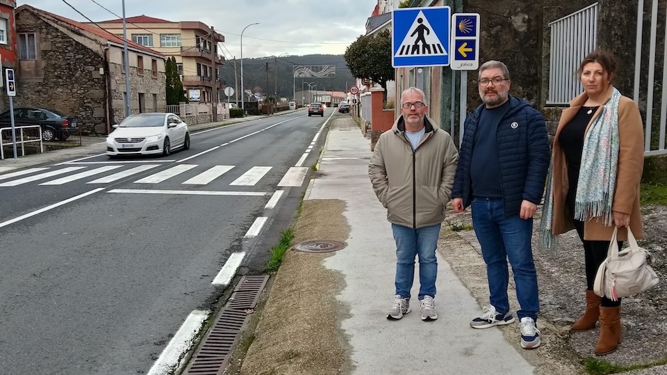 Volven pedir solucións para a seguridade viaria en Cee tras un novo atropelo