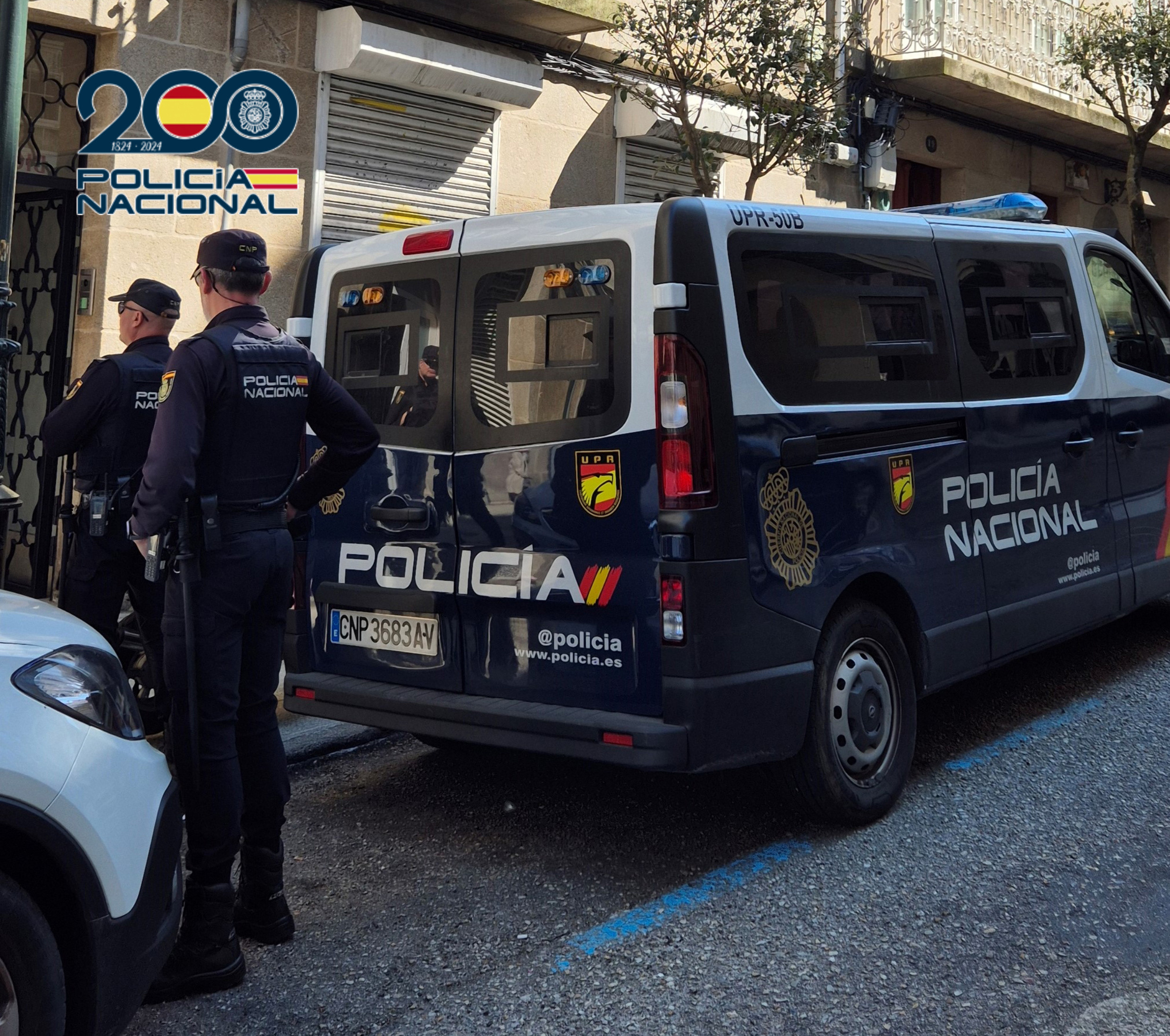 Detidas en Vigo catro persoas por roubos con forza no interior de vehículos