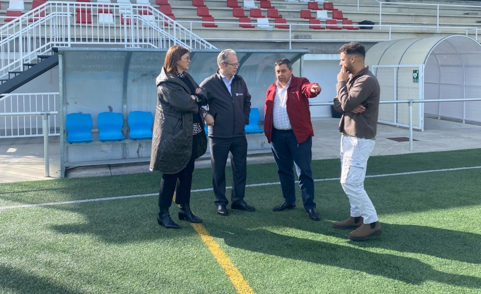 La Diputación de Pontevedra invertirá más de 160.000 euros en nuevos vestuarios en el campo de Alivio, en Tomiño
