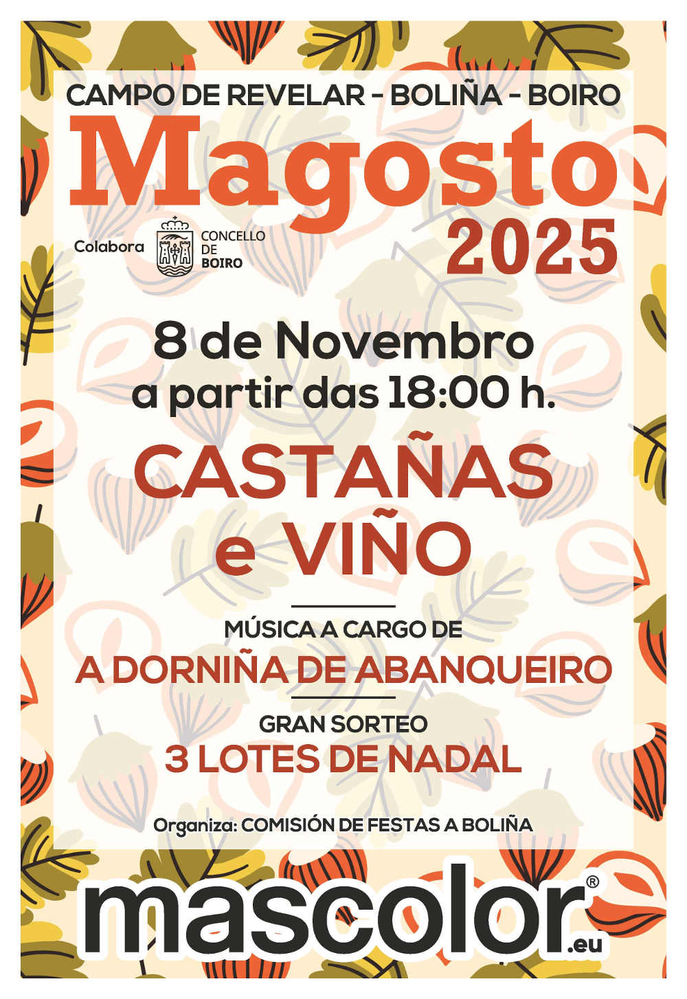 Boiro celebra este sábado o Magosto da Boliña (no campo de Revelar)