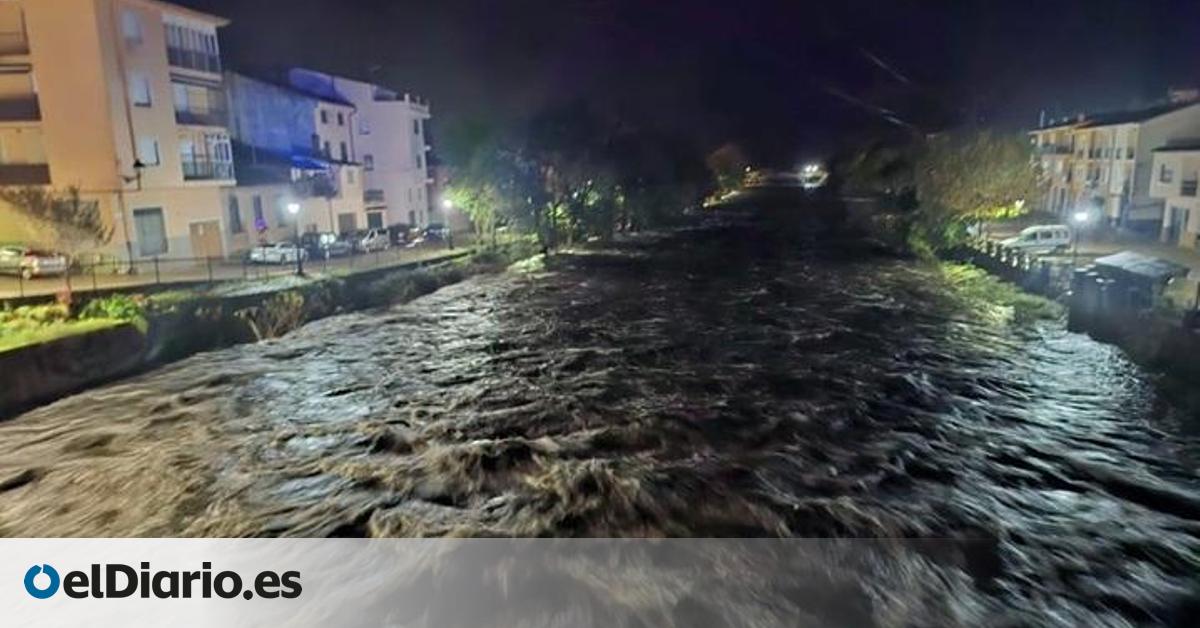 La alerta roja por lluvias en Cáceres decae, pero estará con aviso amarillo toda la jornada