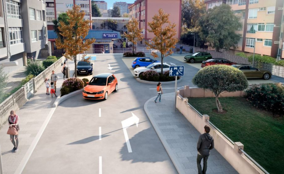 Vigo invertirá 931.000 euros en reordenar y mejorar las calles Tomiño y Soutomaior