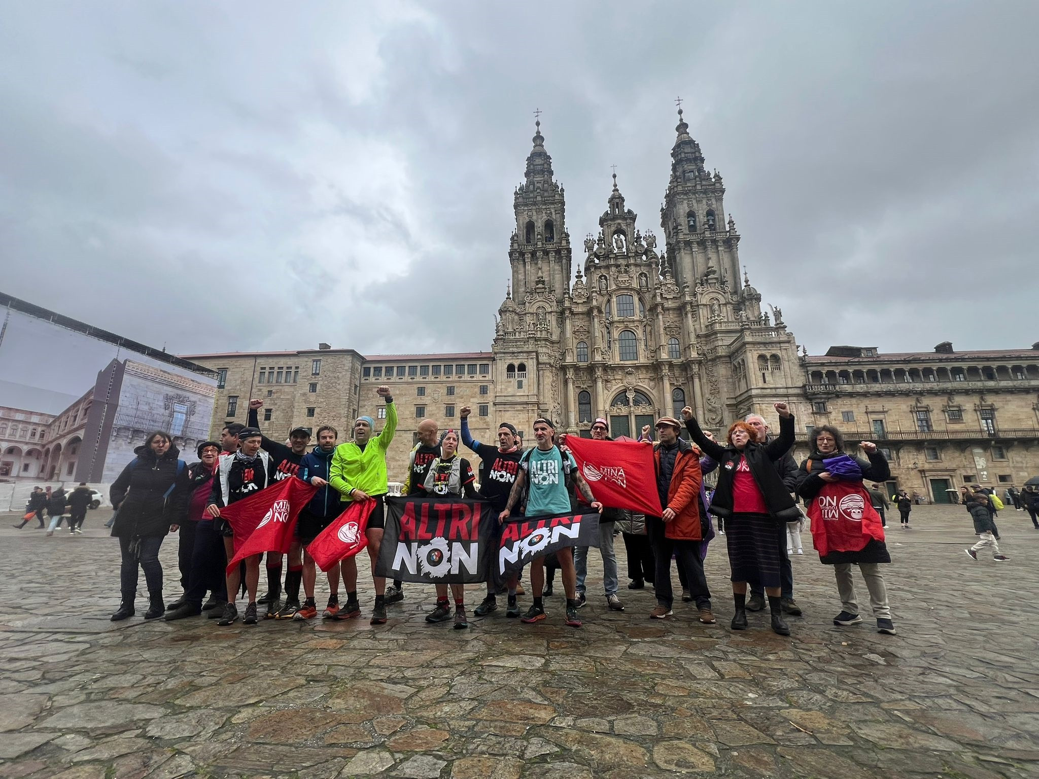 Maratón contra Altri, varios atletas percorrerán 51 km entre Melide e Santiago
