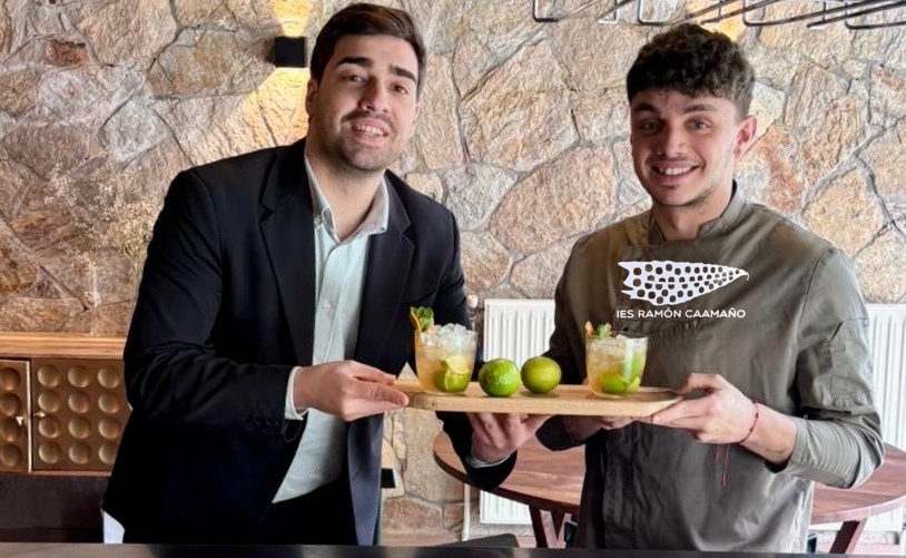 Un alumno do IES Ramón Caamaño, o primeiro dun centro de FP Básica de Galicia en participar no Concurso de Coctelería Fragas do Eume