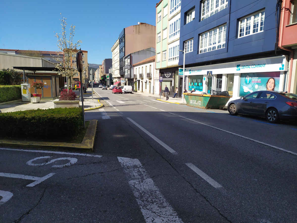 UCIN Boiro esixe medidas urxentes de seguridade na AC-305 do centro urbano